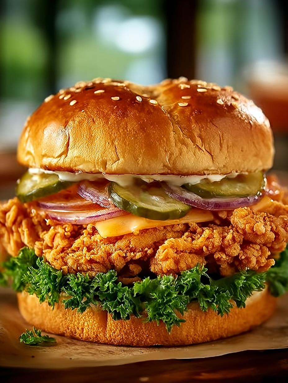 Popeyes Chicken Sandwich Crispy