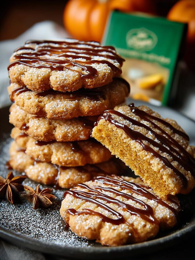 Pumpkin Spice Butter Cookies
