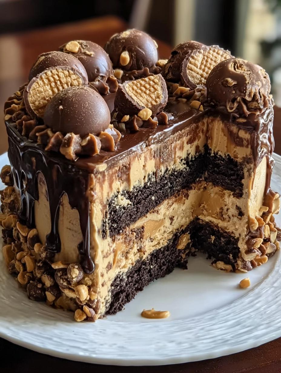 Reeses Chocolate Peanut Butter's 1 Divine Cake 2 Reeses Chocolate Peanut Butter's 1 Divine Cake - Reeses Chocolate Peanut Butter - additional detail