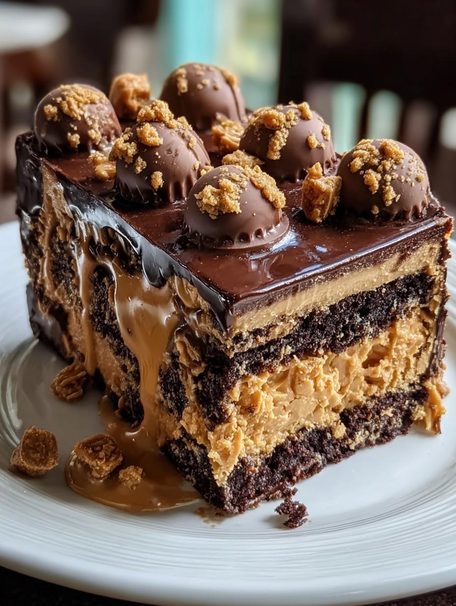Reeses Chocolate Peanut Butter's 1 Divine Cake 3 Reeses Chocolate Peanut Butter's 1 Divine Cake - Reeses Chocolate Peanut Butter - additional detail