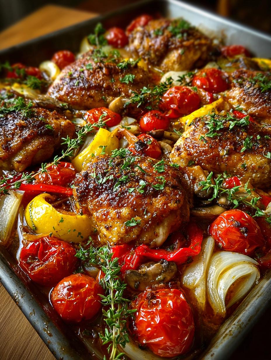 Sheet Pan Chicken Cacciatore: 35-Minute Family Delight - Sheet Pan Chicken Cacciatore - additional detail