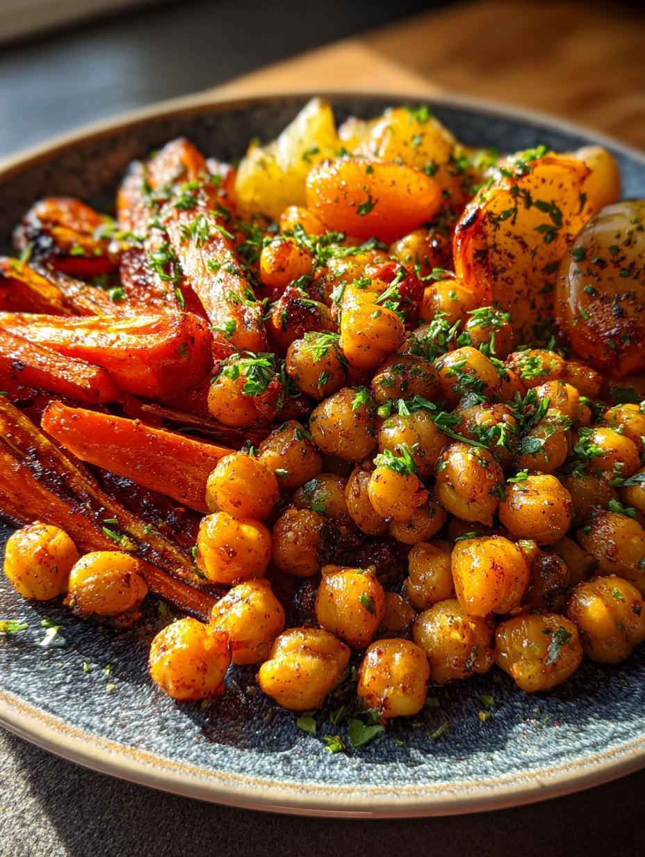 Sheet Pan Moroccan Chickpeas