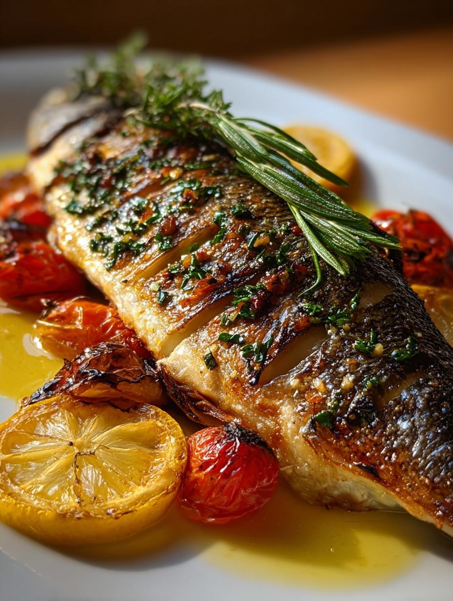 Whole Roasted Branzino with Lemon: A Magical Delight - Whole Roasted Branzino with - main visual representation