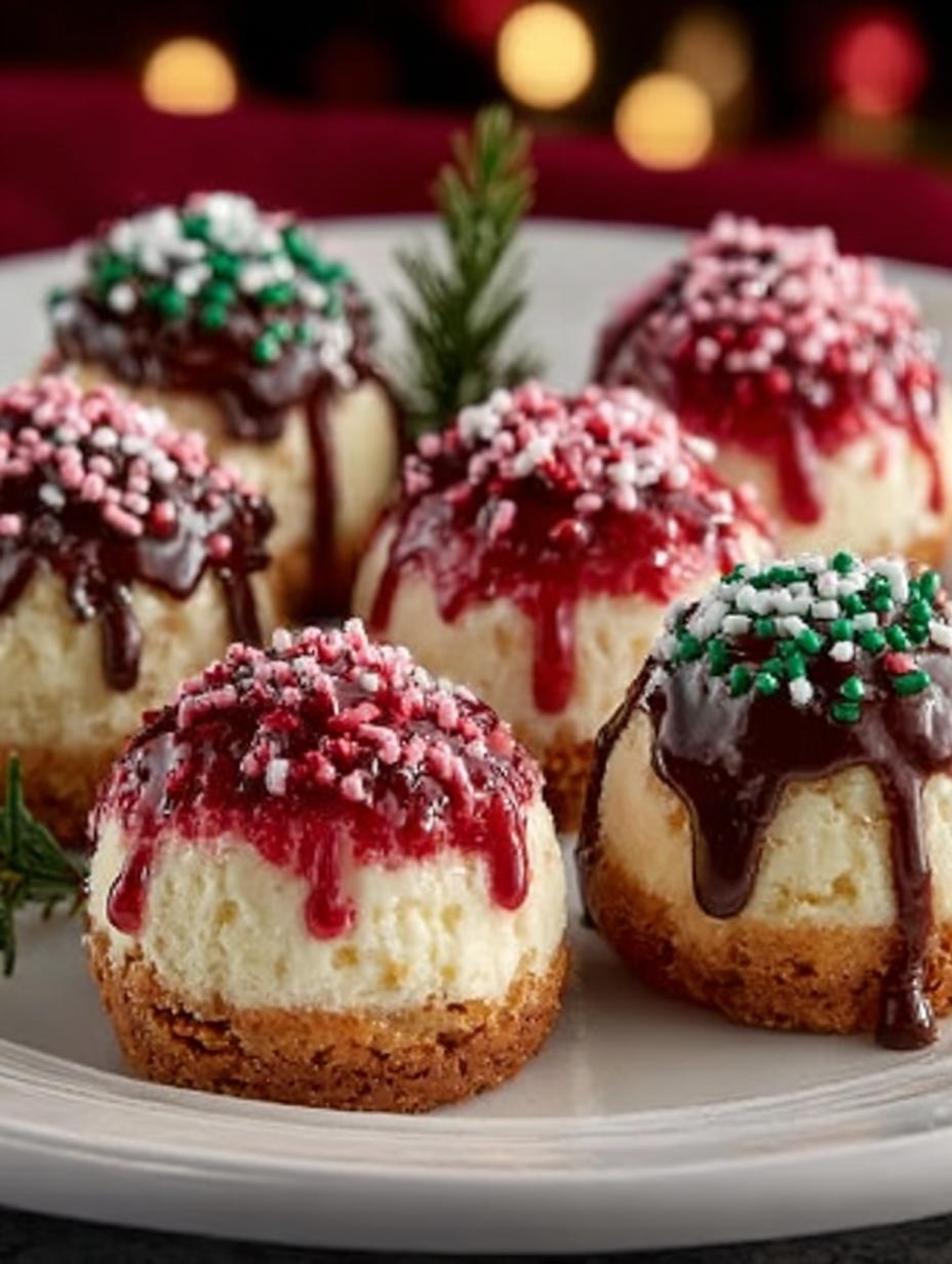 Bake Christmas Cheesecake Bites: 7 Delightful Variations 2 Bake Christmas Cheesecake Bites: 7 Delightful Variations - Bake Christmas Cheesecake Bites - main visual representation