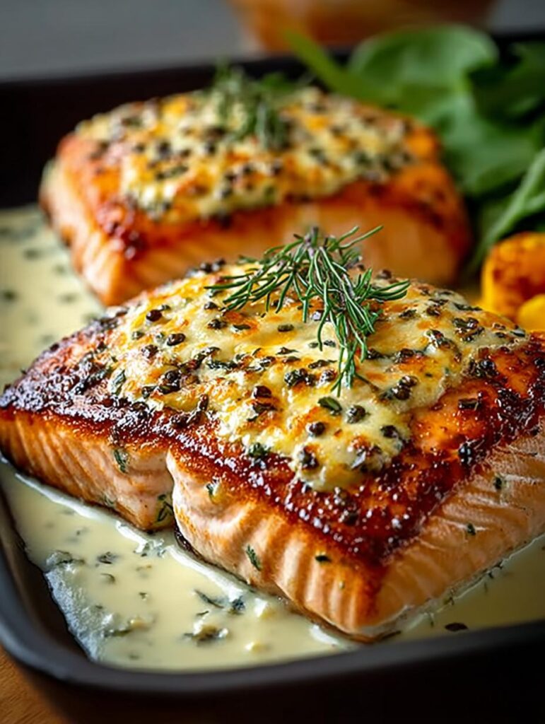 Boursin Baked Salmon