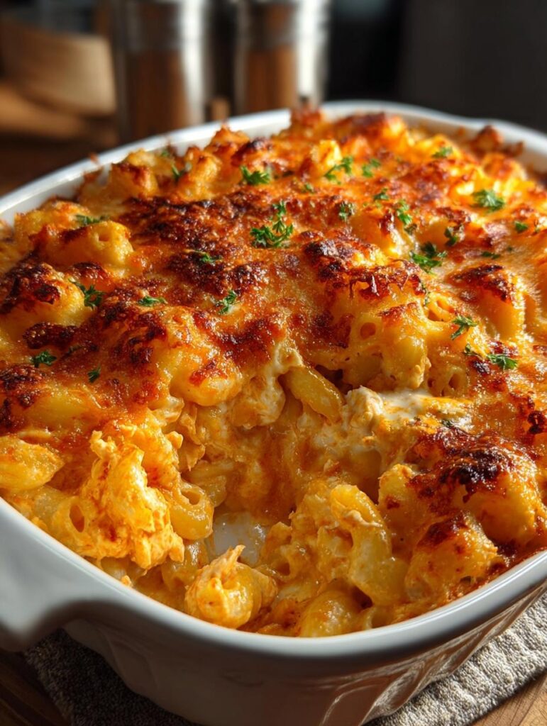 Buffalo Chicken Mac Cheese