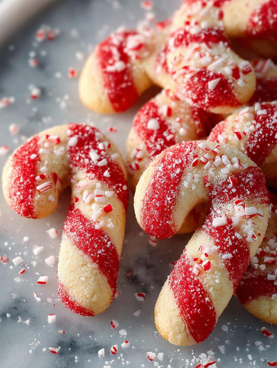 Candy Cane Cookies: 10 Festive Minty Delights for Christmas 3 Candy Cane Cookies: 10 Festive Minty Delights for Christmas - Candy Cane Cookies - additional detail