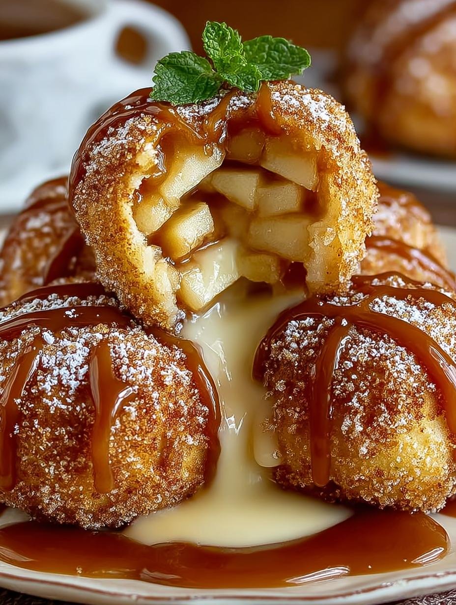 Caramel Apple Pie Bombs