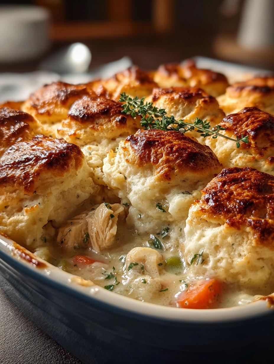 Irresistible Chicken Dumpling Casserole Comfort Food 1 Chicken Dumpling Casserole