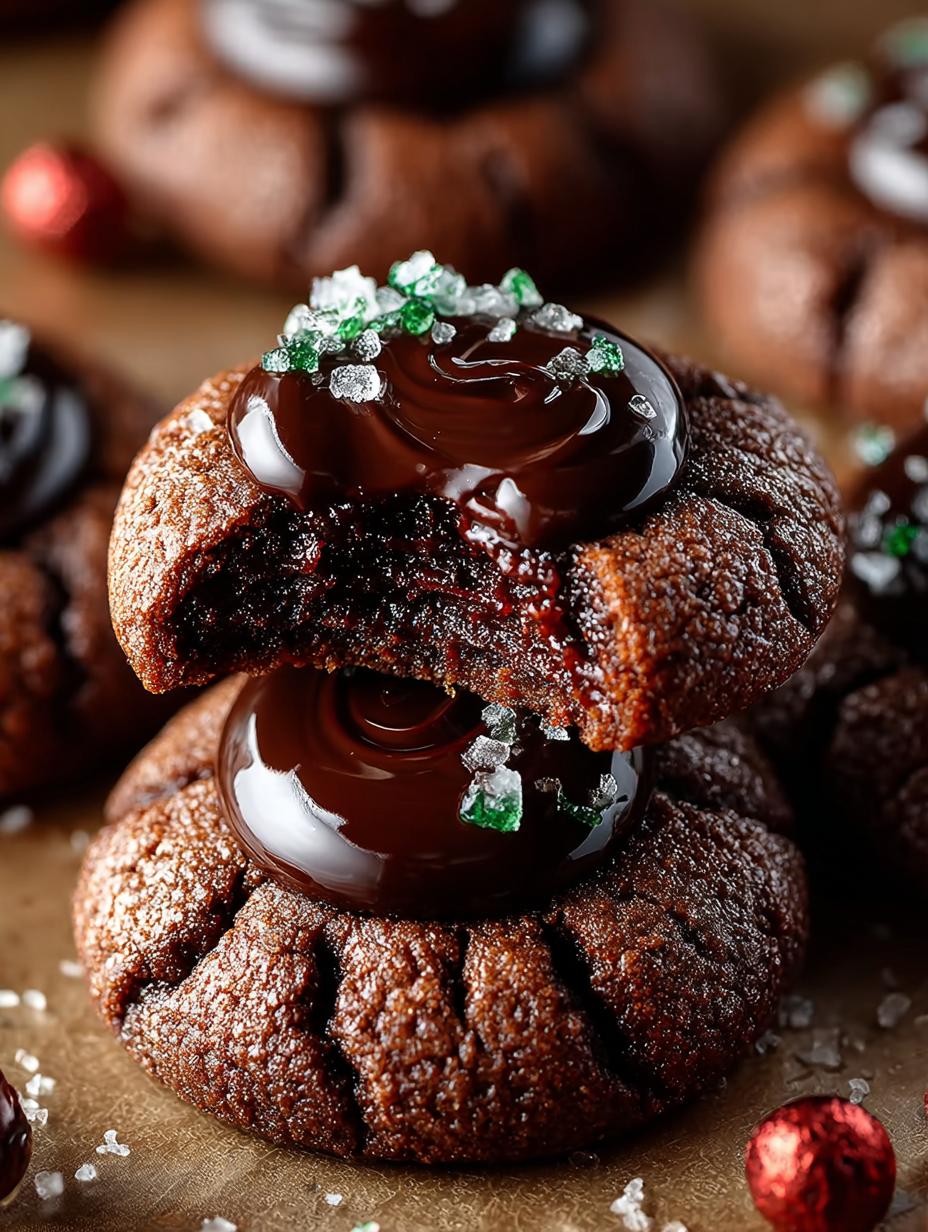 Chocolate Thumbprint Cookies Chewy Delightful Treats - Chocolate Thumbprint Cookies Chewy - main visual representation