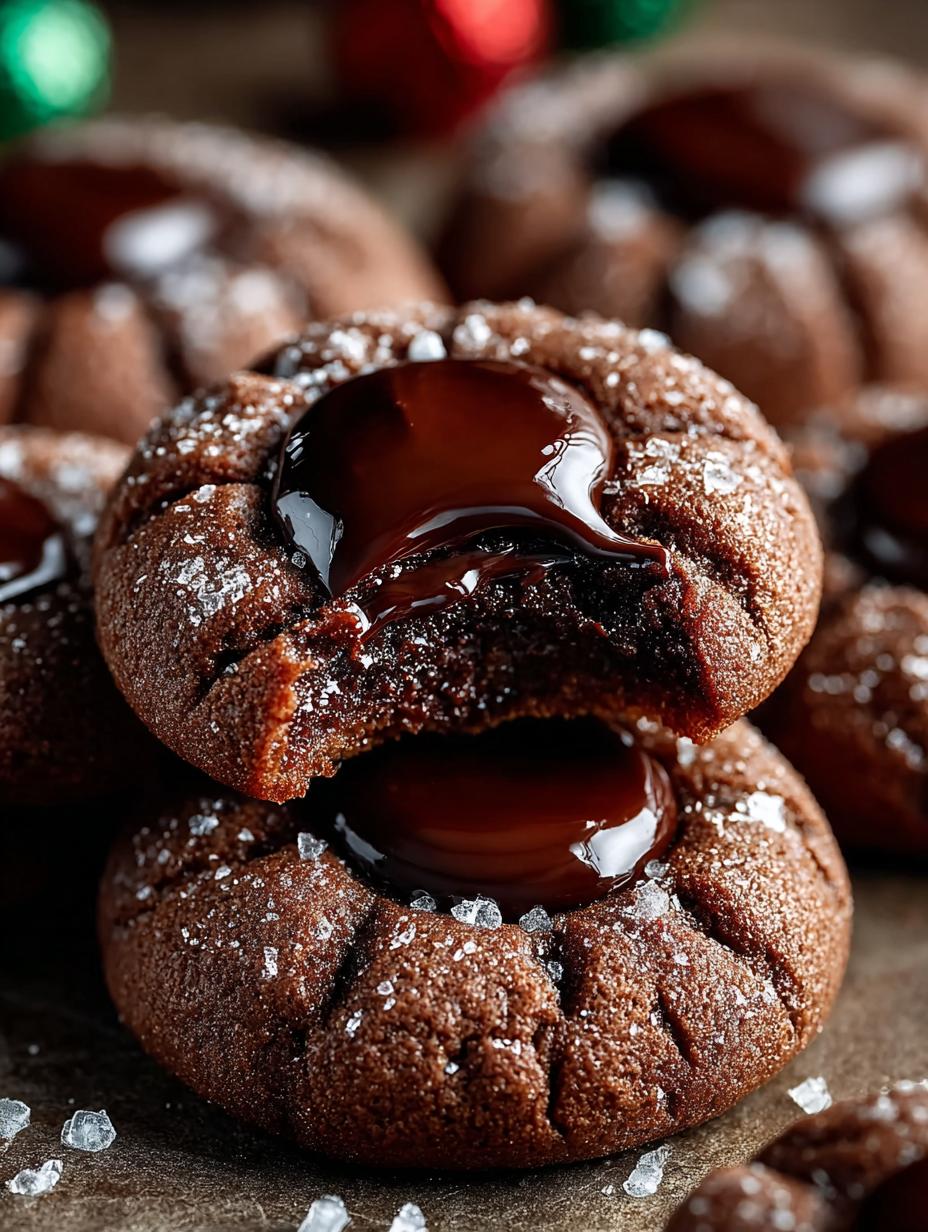 Chocolate Thumbprint Cookies Chewy Delightful Treats - Chocolate Thumbprint Cookies Chewy - additional detail
