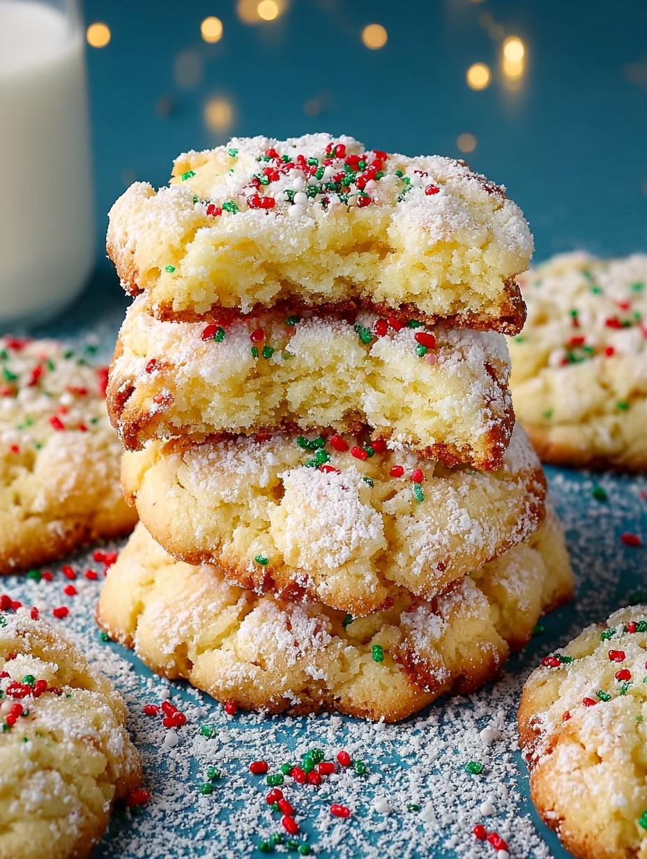 Christmas Gooey Butter Cookies