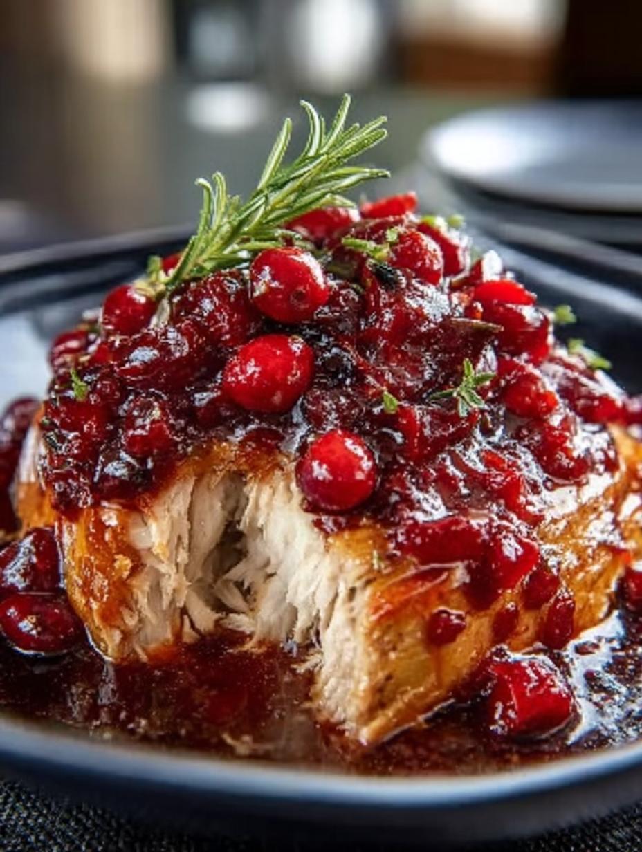 Comforting Slow Cooker Cranberry Chicken Delight - Comforting Slow Cooker Cranberry - main visual representation
