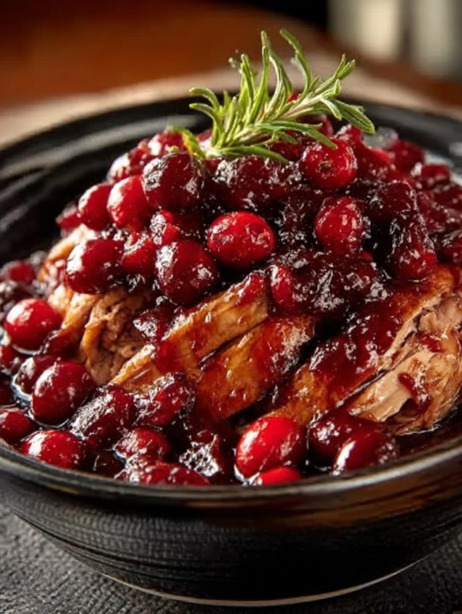 Comforting Slow Cooker Cranberry Chicken Delight - Comforting Slow Cooker Cranberry - additional detail