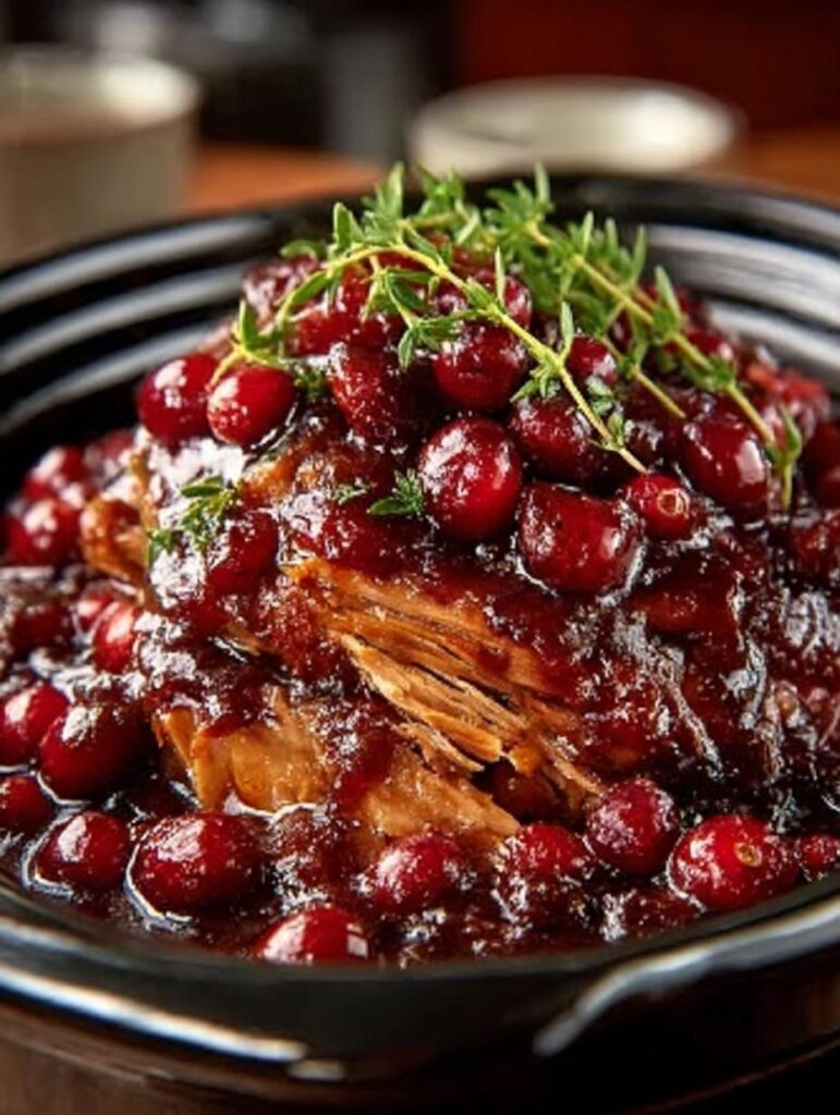 Comforting Slow Cooker Cranberry