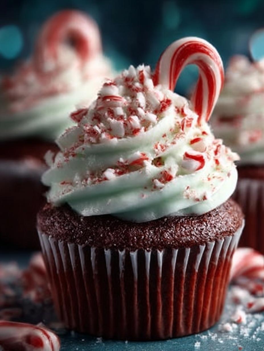 Cozy Peppermint Cupcakes: 12 Festive Treats for Winter - Cozy Peppermint Cupcakes - main visual representation