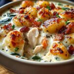 Creamy Crockpot Chicken Gnocchi