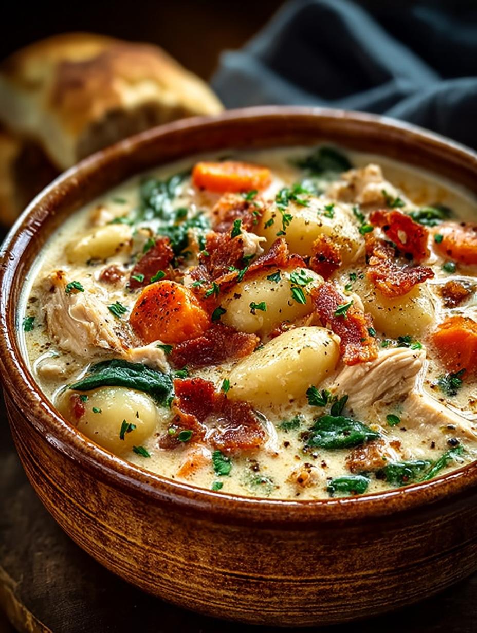 Creamy Crockpot Chicken Gnocchi: 7 Ultimate Comfort Dinner Ideas - Creamy Crockpot Chicken Gnocchi - additional detail