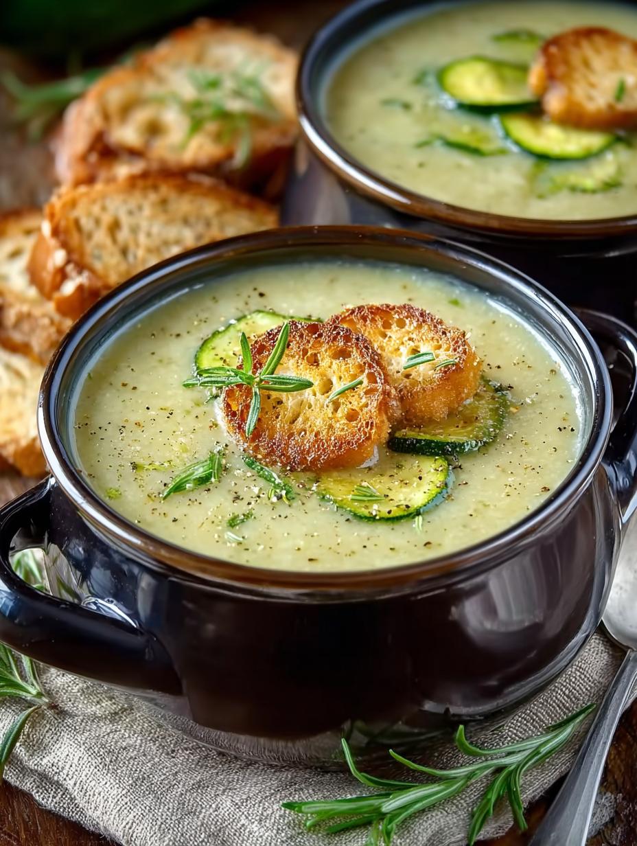 Comforting Creamy Zucchini Soup in 30 Minutes - Creamy Zucchini Soup - additional detail