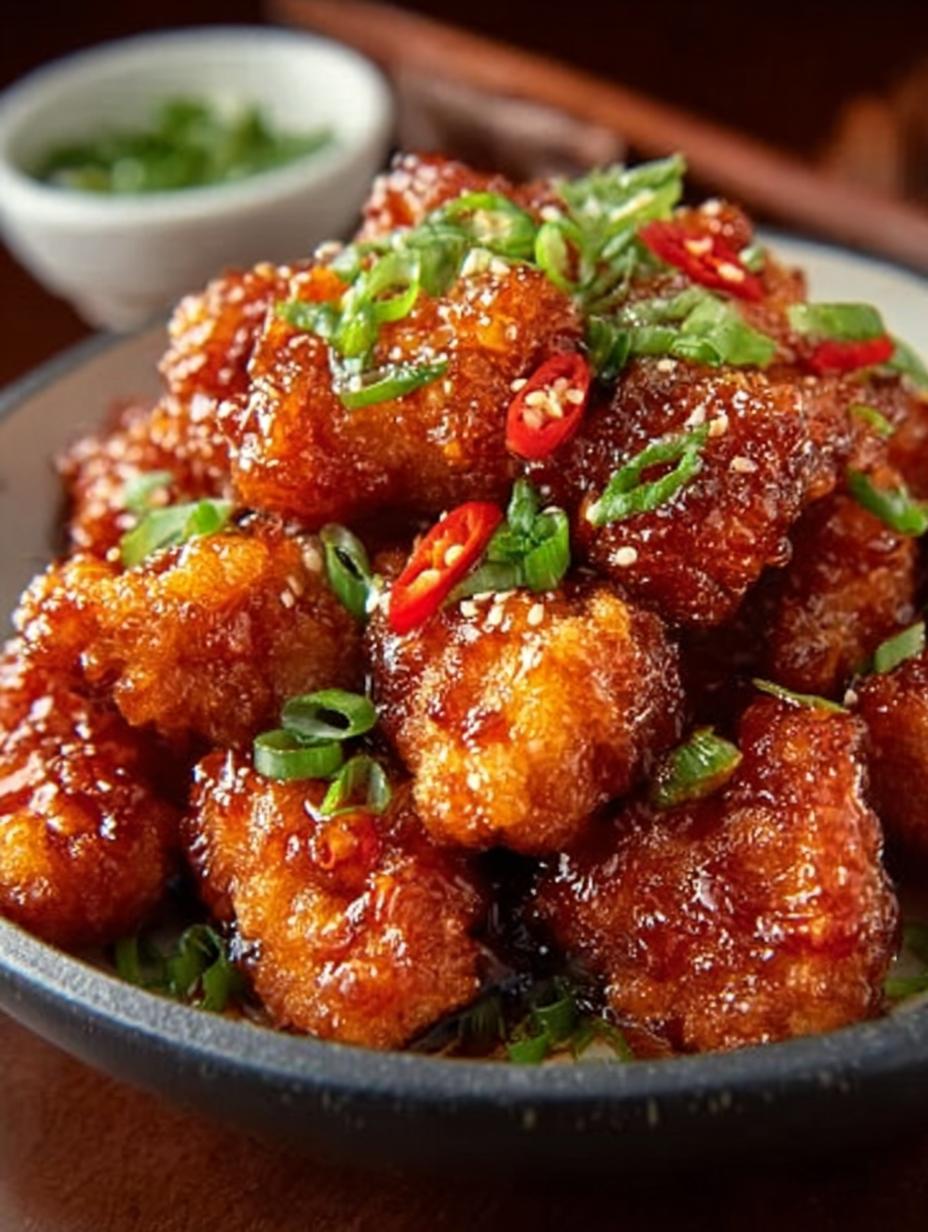 Crispy Chili Chicken with Sweet Honey Sauce Recipe 1 Crispy Chili Chicken with