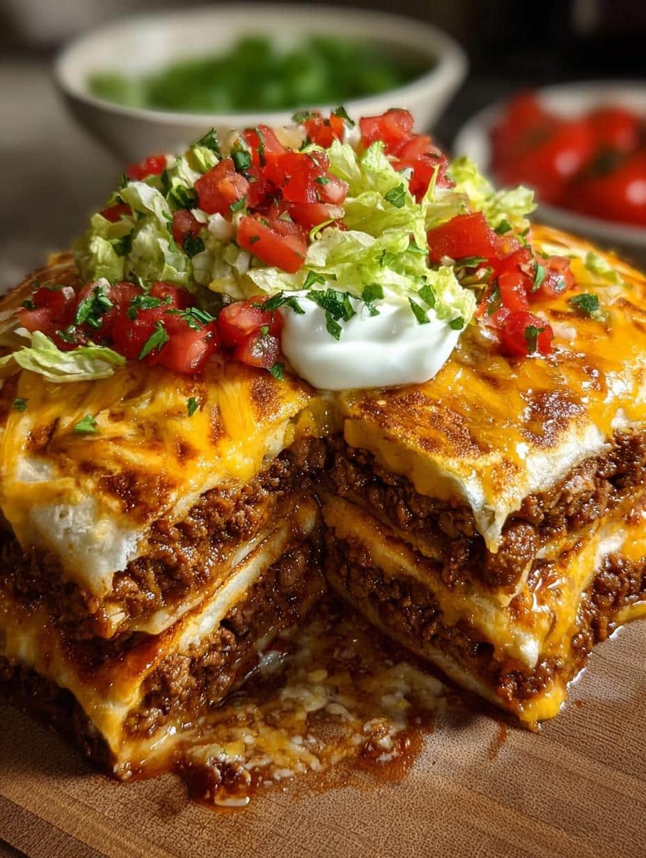 Irresistible Crunchwrap Supreme Casserole in 30 Minutes - Crunchwrap Supreme Casserole - additional detail