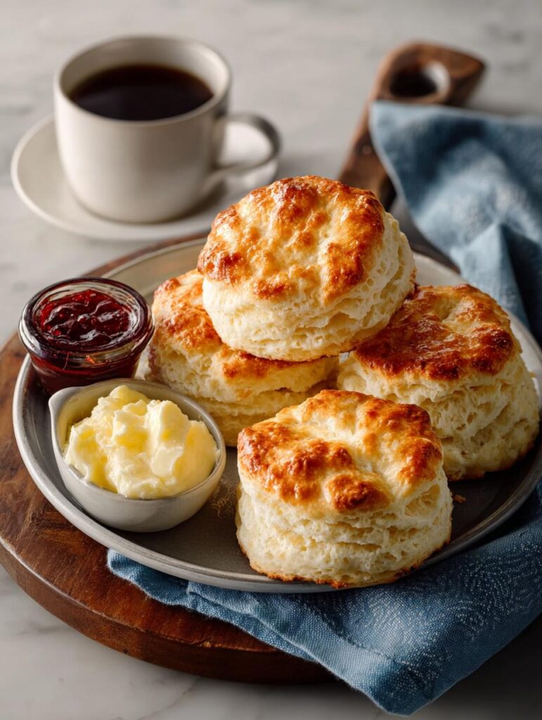 Fluffy Angel Biscuits with