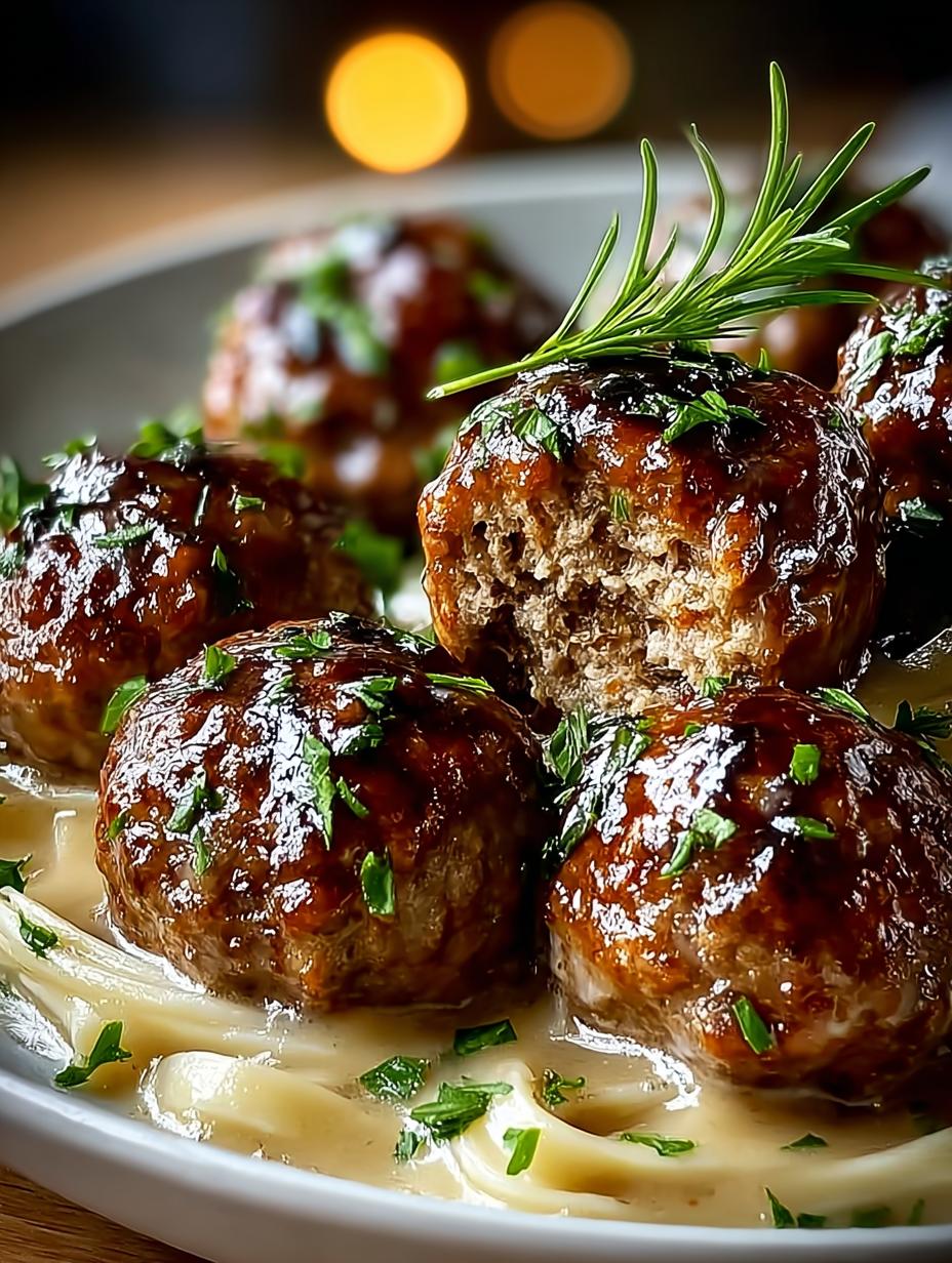 Garlic Butter Meatballs