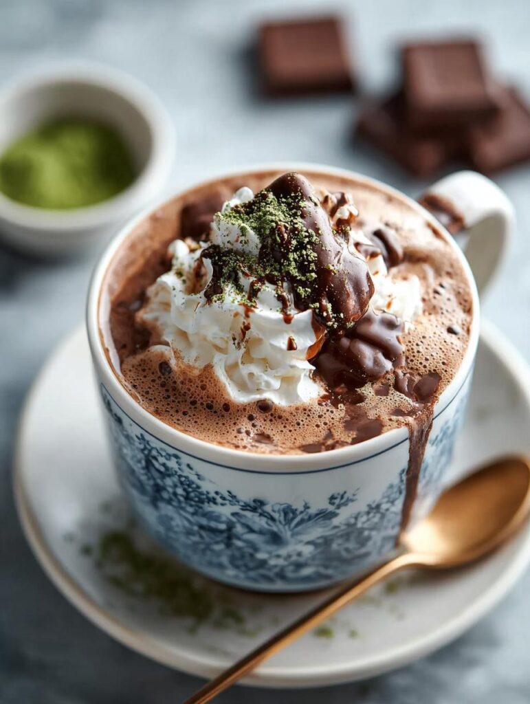 Hojicha Hot Chocolate