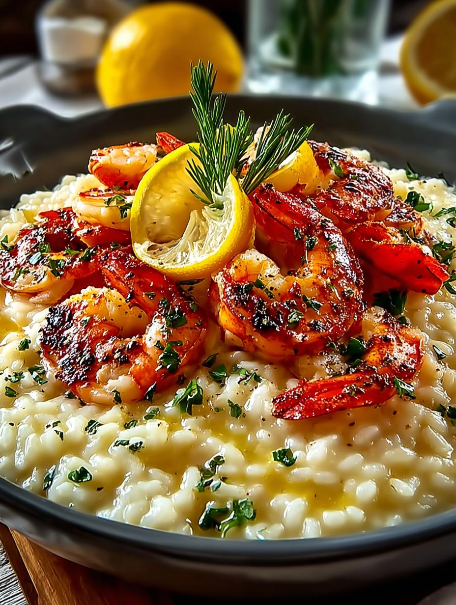 Lemon Butter Lobster Risotto