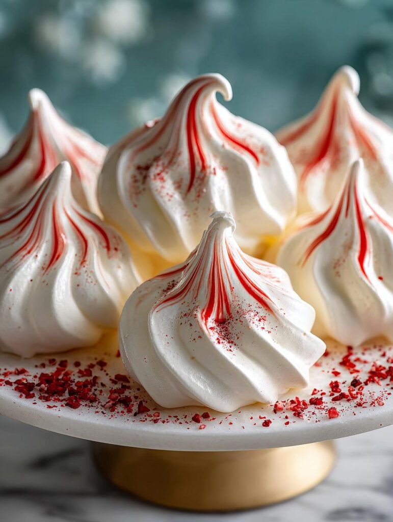Peppermint Meringues
