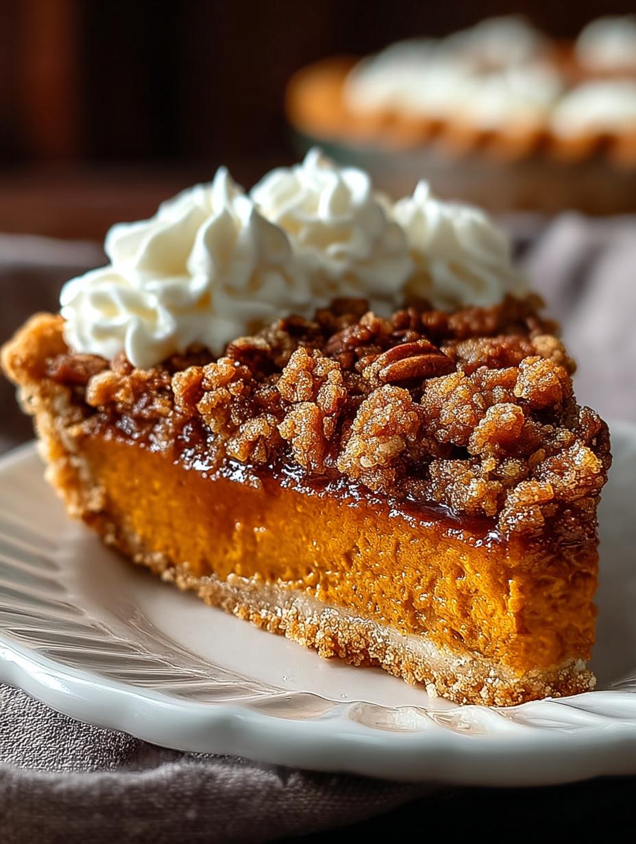 Irresistible Pumpkin Pie Crisp with Cinnamon Streusel - Pumpkin Pie Crisp - additional detail