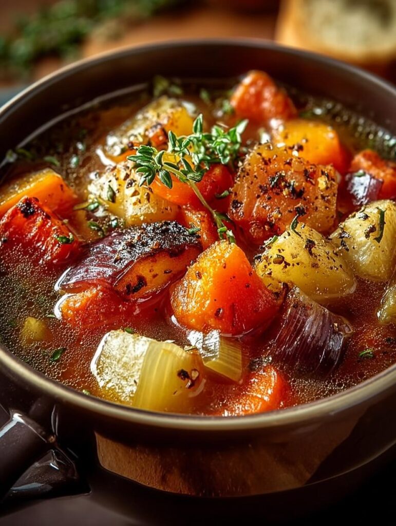 Roasted Winter Vegetable Soup
