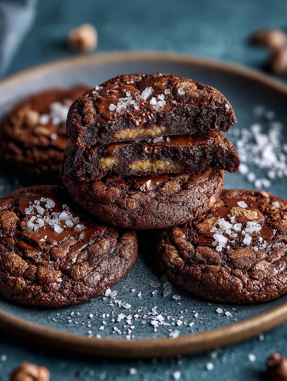Irresistible Salted Brownie Cookies for Sweet Cravings - Salted Brownie Cookies - main visual representation
