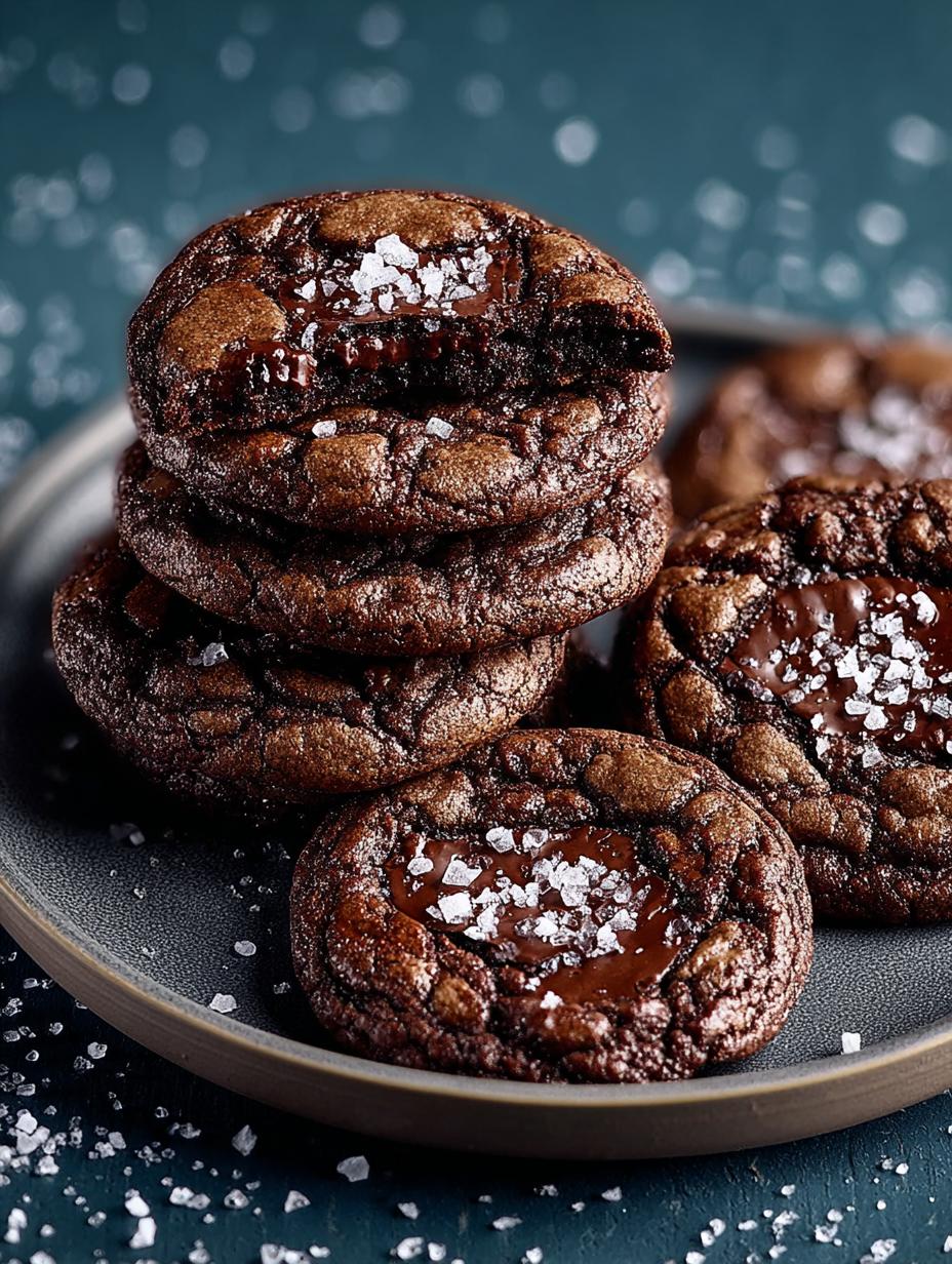 Irresistible Salted Brownie Cookies for Sweet Cravings - Salted Brownie Cookies - additional detail