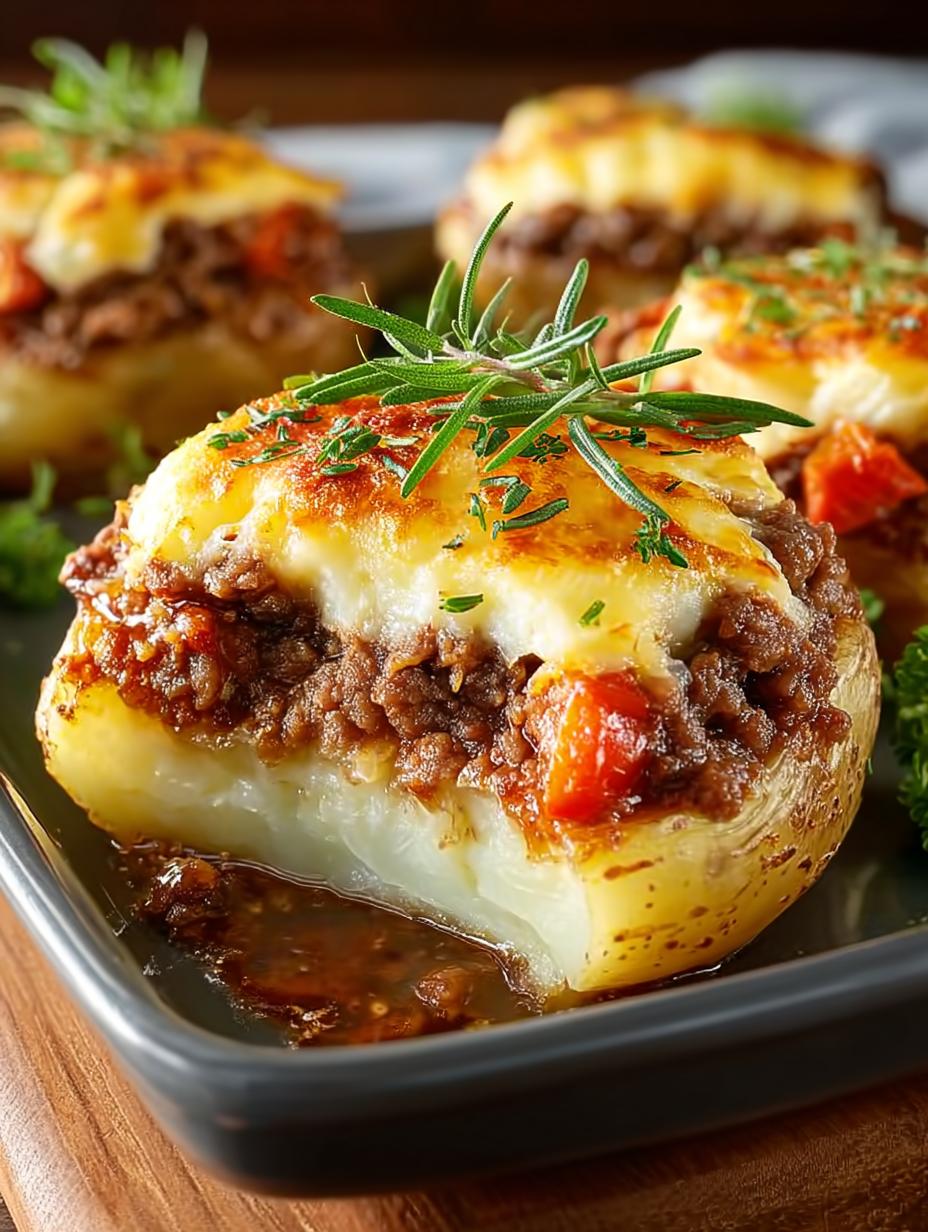 Hearty Shepherds Pie Baked Potatoes for Comfort 3 Hearty Shepherds Pie Baked Potatoes for Comfort - Shepherds Pie Baked Potatoes - additional detail