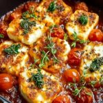 Smoky Tomato Halloumi Bake