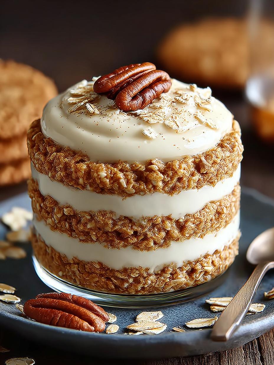 Spiced Eggnog Oatmeal Cream: 12 Holiday Delights - Spiced Eggnog Oatmeal Cream - main visual representation