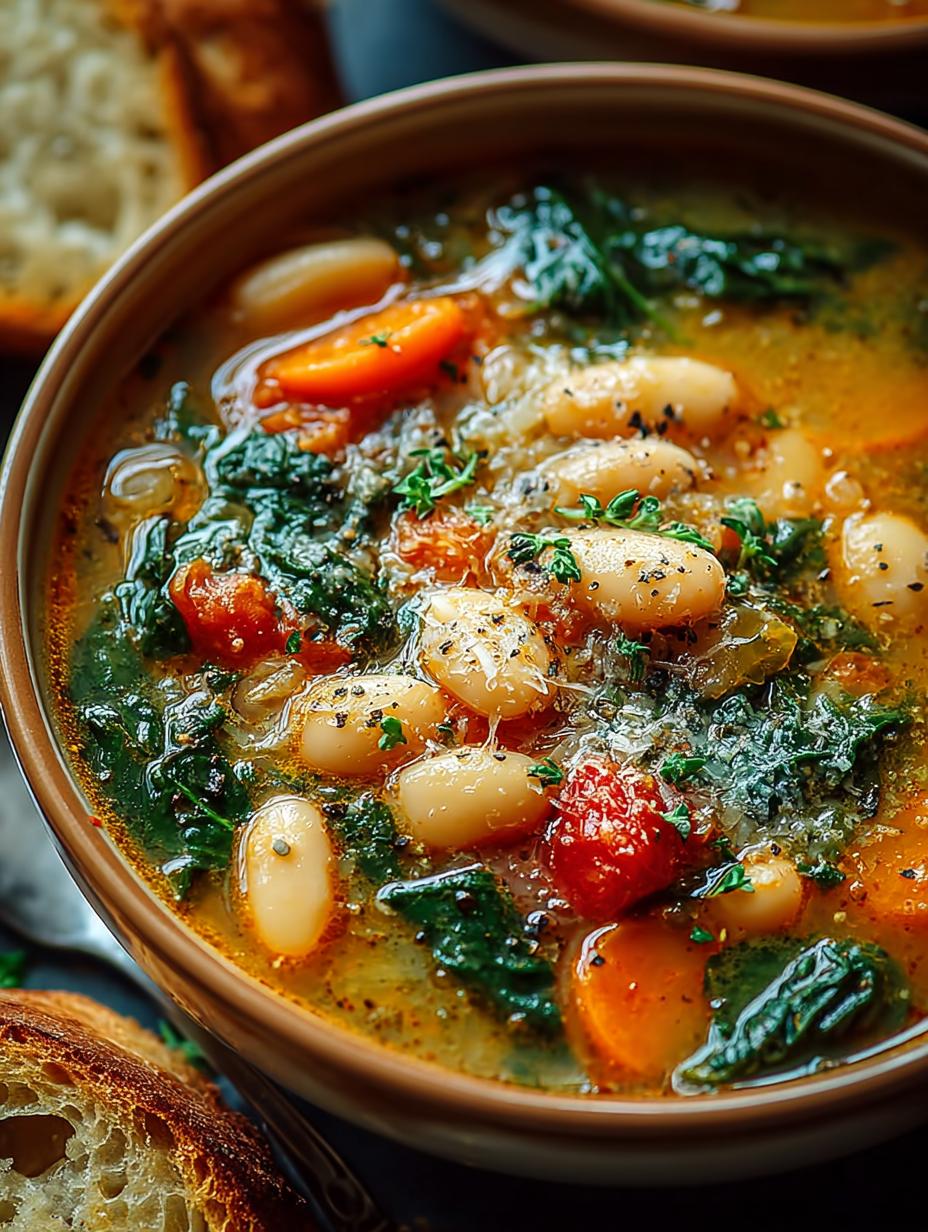 Tuscan White Bean Soup: 6 Ingredients for Cozy Comfort - Tuscan White Bean Soup - additional detail