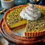 Baked Pistachio Custard Pie