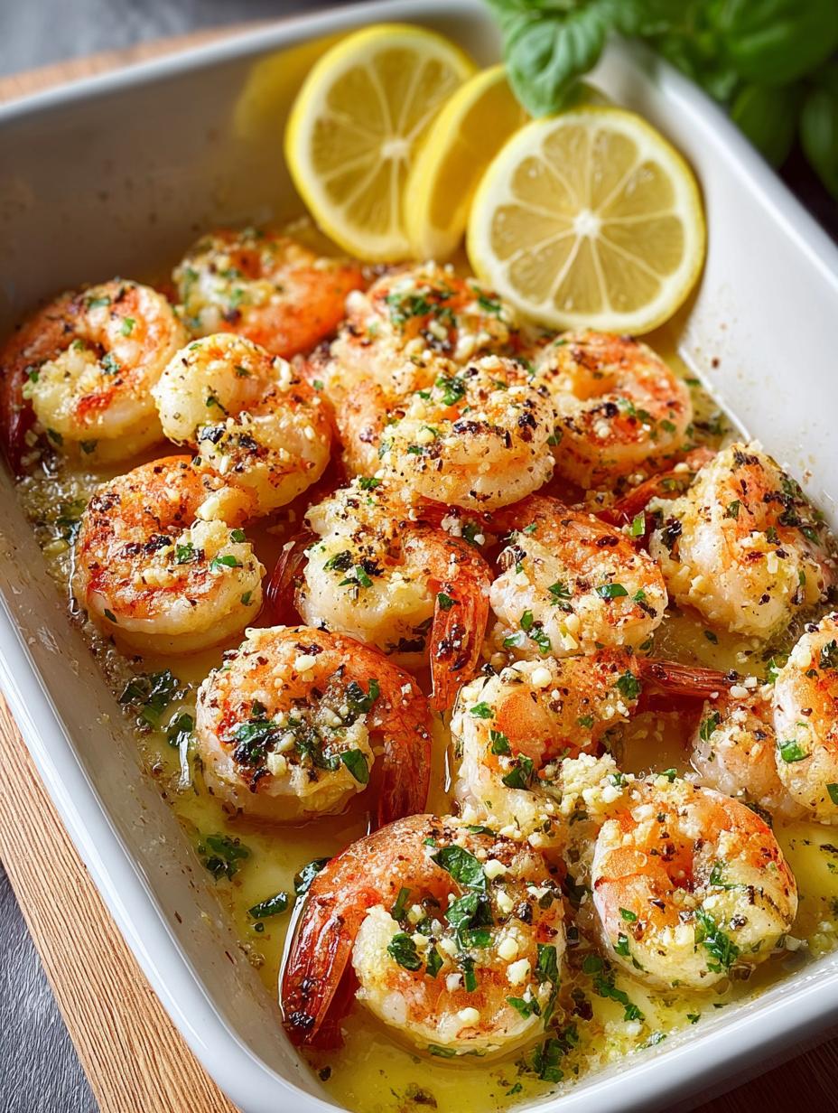 Baked Shrimp Scampi with Lemon and Garlic for Quick Delight - Baked Shrimp Scampi with - additional detail