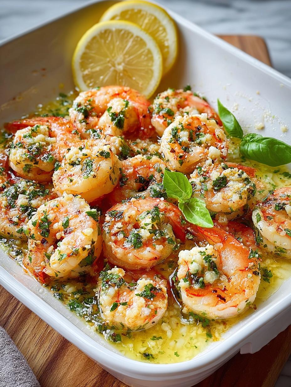 Baked Shrimp Scampi with