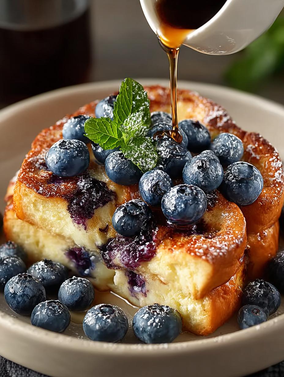 Unbelievable Blueberry French Toast Casserole Recipe - Blueberry French Toast Casserole - additional detail