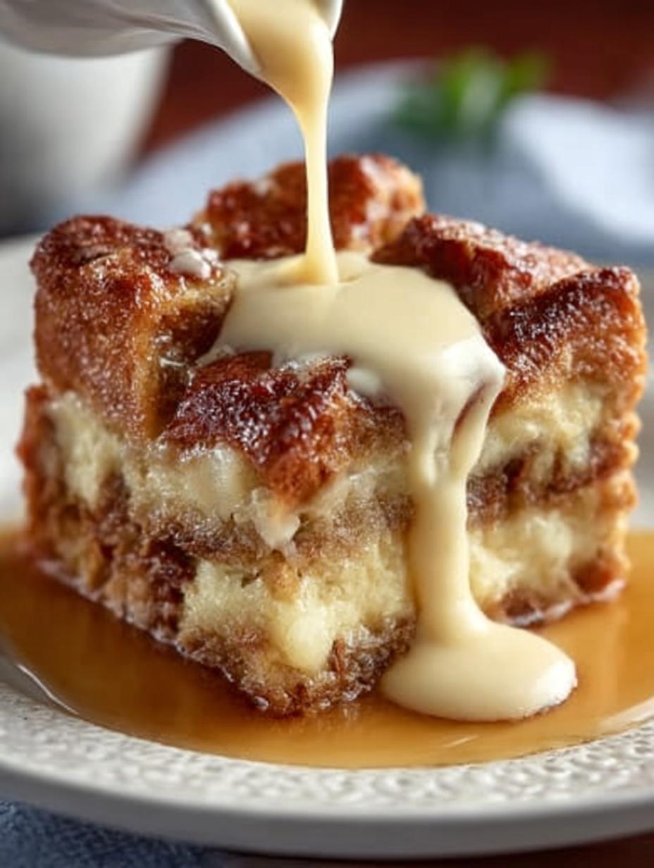 Classic Bread Pudding with Warm Sauce: A Comforting Delight - Bread Pudding with Warm - additional detail