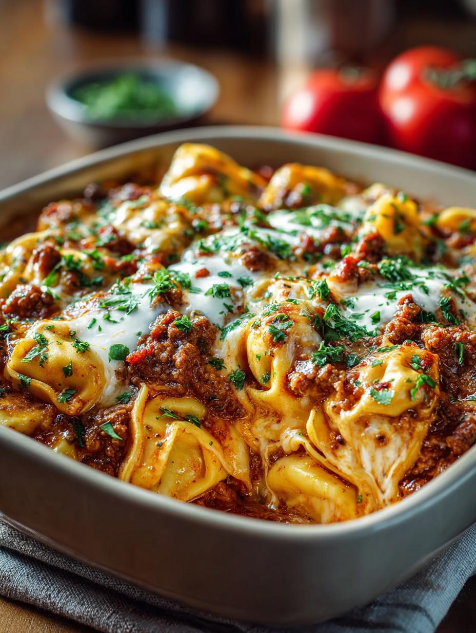 Cheesy Taco Tortellini Bake: A Family Favorite Dinner - Cheesy Taco Tortellini Bake - additional detail