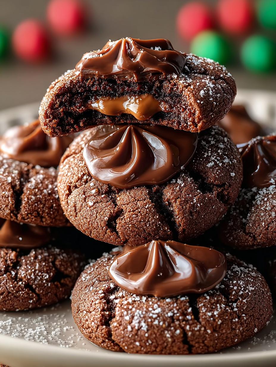 Chocolate Blossom Cookies Youll
