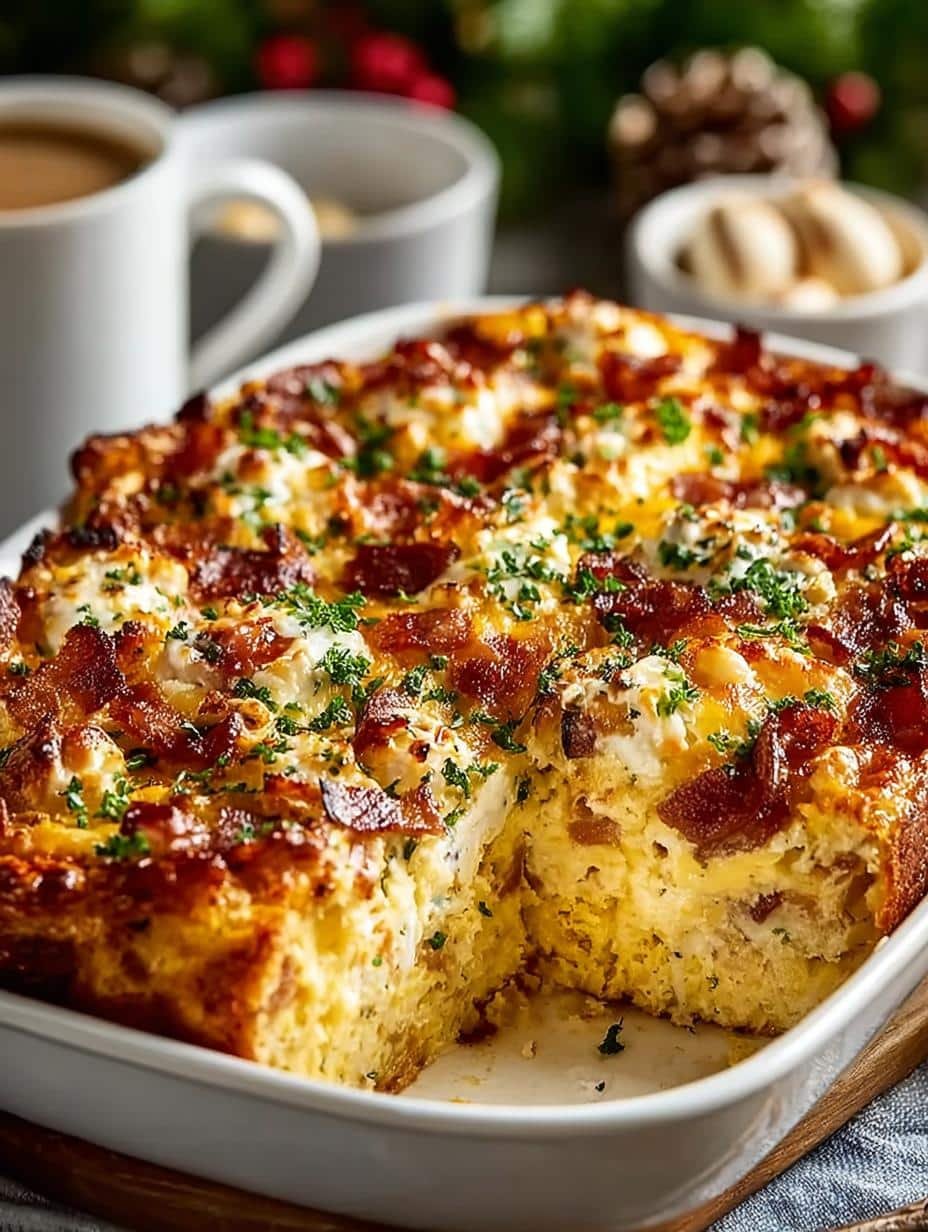 Delicious Christmas Breakfast Casserole for Holiday Mornings 2 Delicious Christmas Breakfast Casserole for Holiday Mornings - Christmas Breakfast Casserole - main visual representation