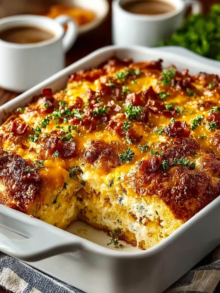 Delicious Christmas Breakfast Casserole for Holiday Mornings 3 Delicious Christmas Breakfast Casserole for Holiday Mornings - Christmas Breakfast Casserole - additional detail