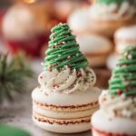 Christmas Tree Cake Macarons