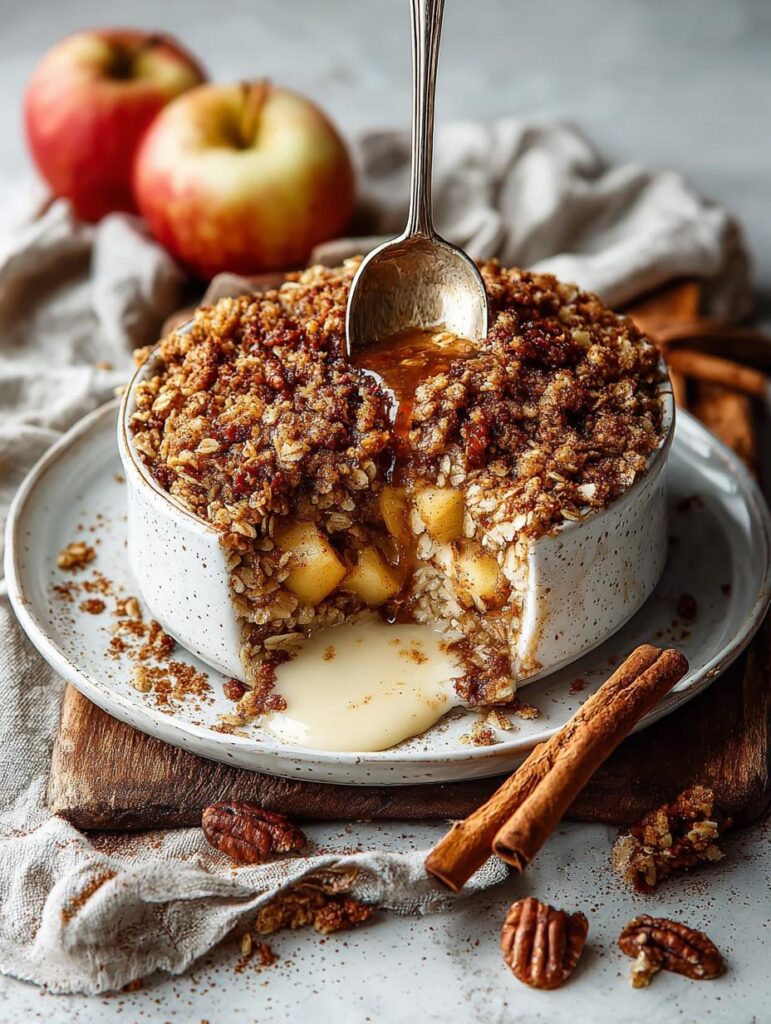 Cinnamon Apple Baked Oatmeal