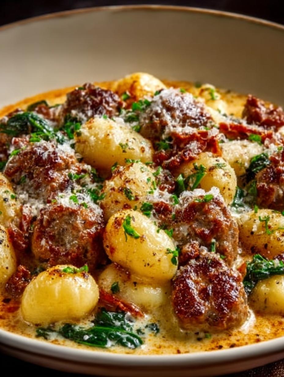 Creamy Italian Sausage Gnocchi: A Comforting Delight - Creamy Italian Sausage Gnocchi - main visual representation